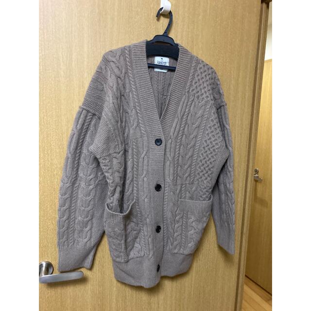 新品 Spick&Span ハミルトンアルパカケーブル カーディガン