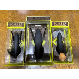 ジャッカル(JACKALL)のRAID JAPAN  DODGE SHIKKOKU4個セット　漆黒　ダッジ(ルアー用品)