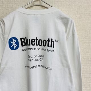 ビームス(BEAMS)の美品　一点物　Bluetooth デカロゴ　ロンT(Tシャツ/カットソー(七分/長袖))
