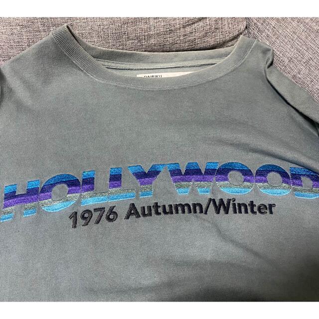 DAIRIKU/“HOLLYWOOD” Layered T（モスグリーン） メンズのトップス(Tシャツ/カットソー(七分/長袖))の商品写真