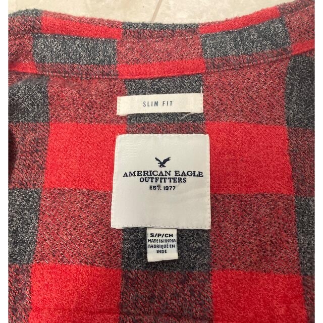 American Eagle(アメリカンイーグル)の☆アメリカンイーグル　スリムフィットネルシャツ レディースのトップス(シャツ/ブラウス(長袖/七分))の商品写真