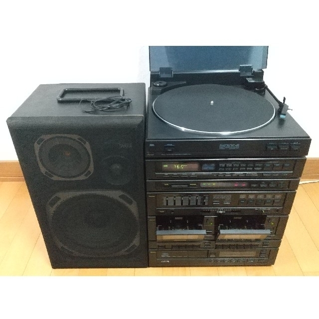 Sansui 11CD-R CD-Wカセットレシーバー レコードプレーヤー