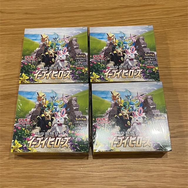 【新品未開封】ポケモンカード イーブイヒーローズ 4BOX【シュリンク付き】