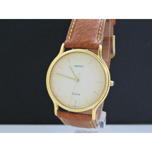 SEIKO(セイコー)のSEIKO Dolce 腕時計 ラウンドフェイス 三針  メンズの時計(腕時計(アナログ))の商品写真