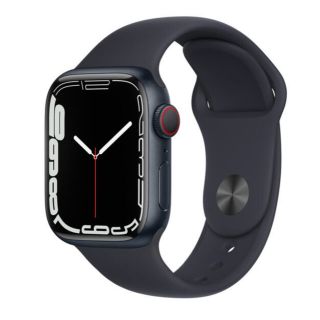 アップル(Apple)のApple Watch series 7 セルラー　ミッドナイト　41mm (腕時計(デジタル))