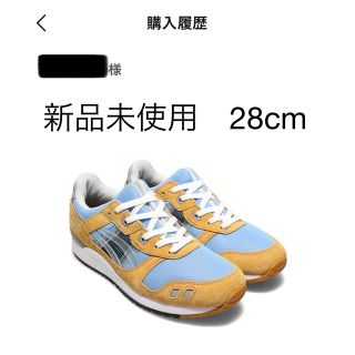 asics - 【新品未使用】Awake NY x Asics Gel-Lyte III の通販 by ち