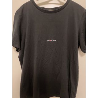 サンローラン(Saint Laurent)のLOU様専用　サンローラン　ロゴTシャツ 　ブラック(Tシャツ/カットソー(半袖/袖なし))