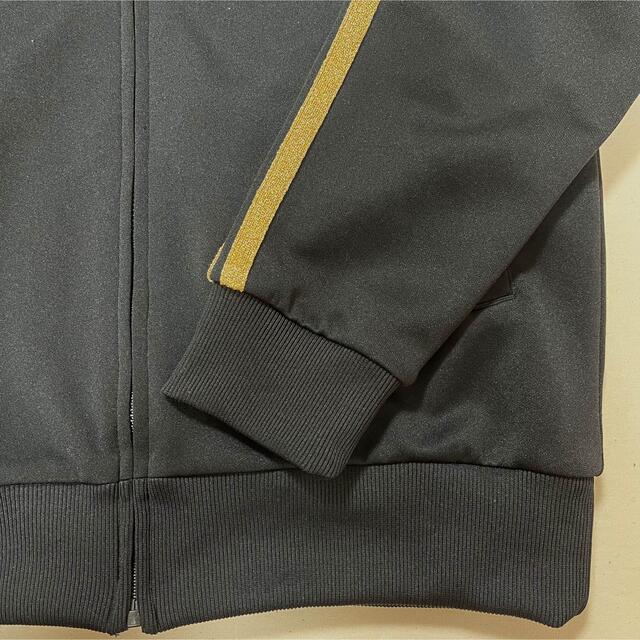 レディース トラックジャケット ジャージ ブラック ゴールド M レディースのジャケット/アウター(その他)の商品写真