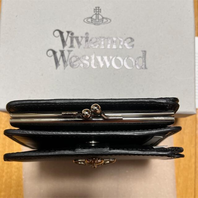 Vivienne Westwood(ヴィヴィアンウエストウッド)の未使用品！VivienneWestwood二つ折りガマ口財布 レディースのファッション小物(財布)の商品写真