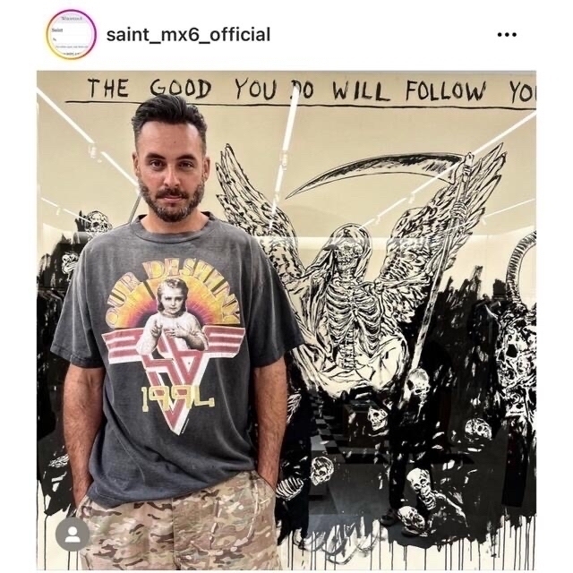 AMIRI - 世界50着限定 AMIRI × Saint Mxxxxxx ヴィンテージTシャツの ...