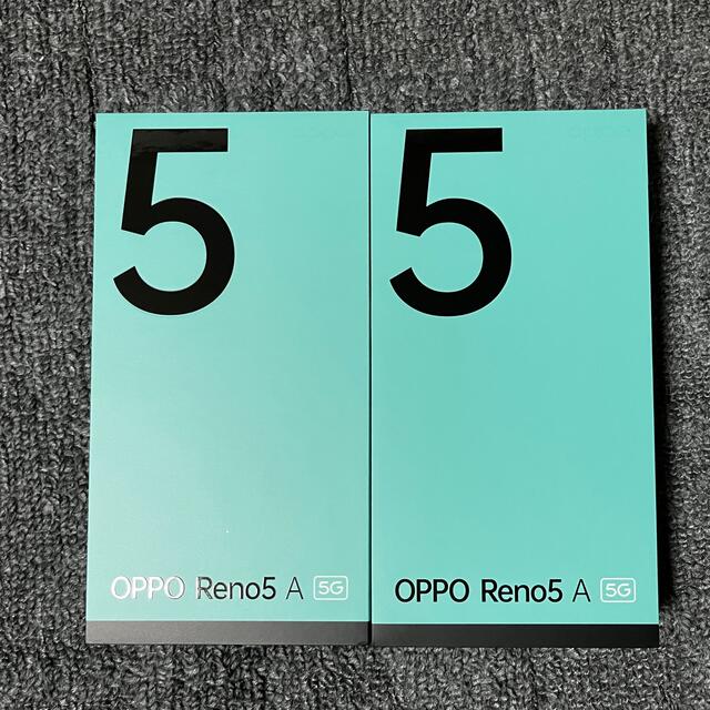 オッポOPPO Reno5 A eSIM アイスブルー