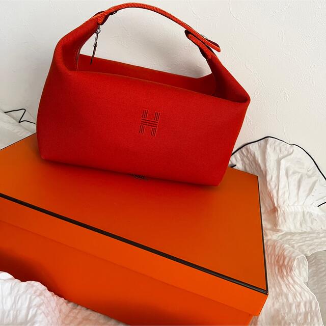 絶対一番安い Hermes - HERMES ブリッドアブラック gm オレンジ