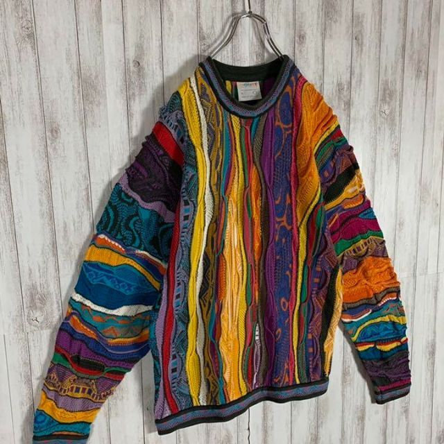 幻の1点モノ】coogi クージー 立体 編込み 3Dニット 即完売モデル