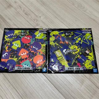 一番くじ スプラトゥーン3 F賞 デザインタオル(キャラクターグッズ)