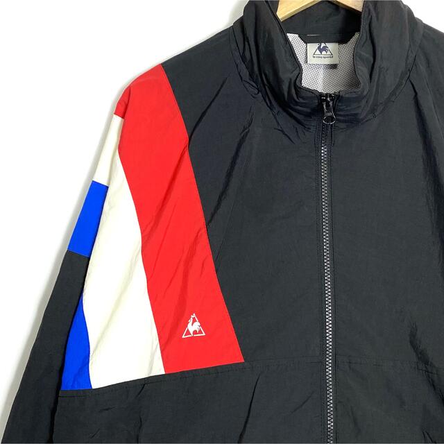 le coq sportif ルコックスポルティフ　ゴルフウエア　ジャケット　黒