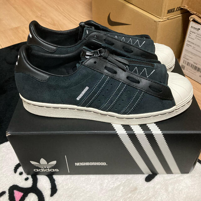 NEIGHBORHOOD(ネイバーフッド)の美中古　adidas neighborhood スーパースター　26cm メンズの靴/シューズ(スニーカー)の商品写真