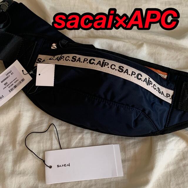 sacai(サカイ)のsacai × APC ボディバッグ ウエストバッグ メンズのバッグ(ボディーバッグ)の商品写真