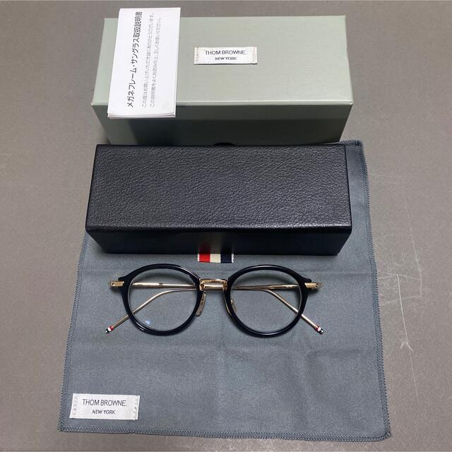 THOM BROWNE(トムブラウン)のTHOM BROWNE トムブラウン　TB-011-A 46size black メンズのファッション小物(サングラス/メガネ)の商品写真