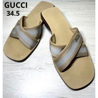 グッチ(Gucci)のGUCCI サンダル　34.5（21.5cm）サイズ(サンダル)