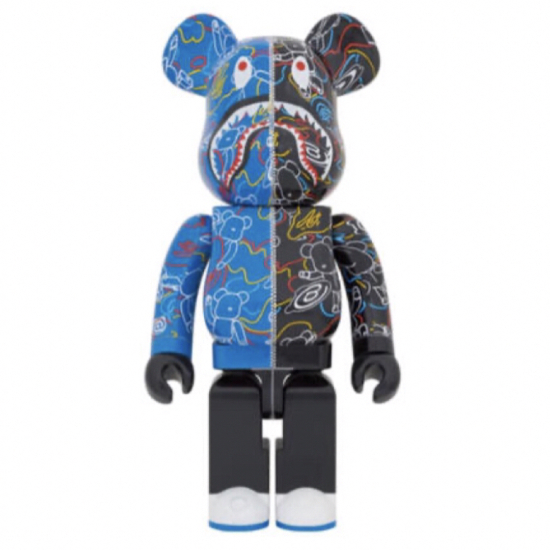 MEDICOM TOY - BAPE(R) BE@RBRICK LINE CAMO SHARK 1000％