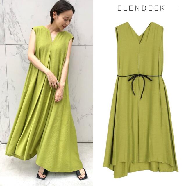 ELENDEEK ＊ LINEN LIKE TENT OP レディースのワンピース(ロングワンピース/マキシワンピース)の商品写真