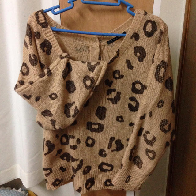 INGNI(イング)のヒョウ柄♡２WAY♡ニット レディースのトップス(ニット/セーター)の商品写真