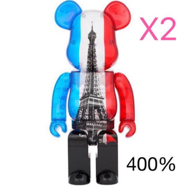 EIFFEL TOWER Tricolor Ver.BE@RBRICK 400%