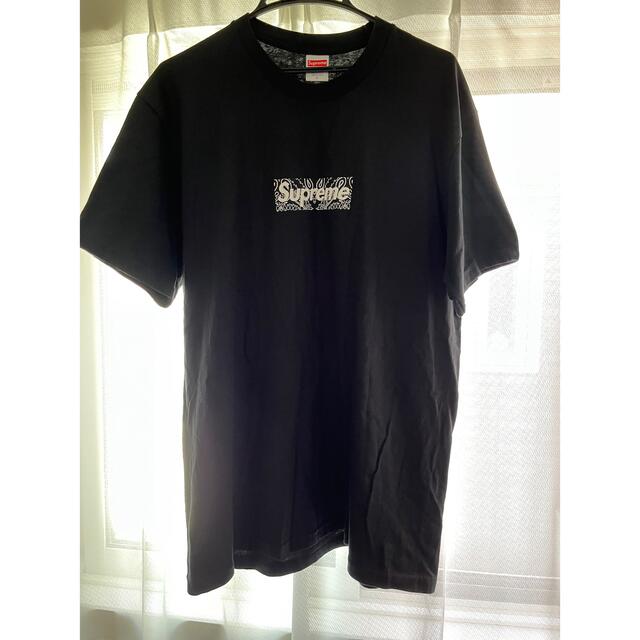 supreme bandana box logo tee 黒L