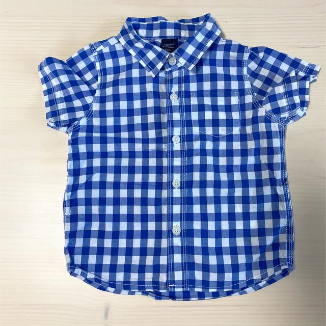 babyGAP(ベビーギャップ)のbabyGap チェックシャツ 90 キッズ/ベビー/マタニティのキッズ服男の子用(90cm~)(ブラウス)の商品写真