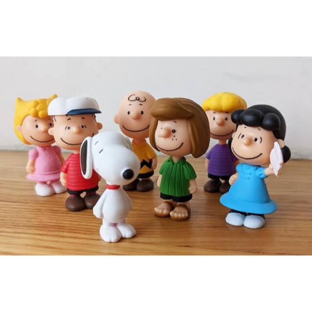 SNOOPY(スヌーピー)のPEANUTS ならぶんです。　全7種コンプ エンタメ/ホビーのフィギュア(その他)の商品写真