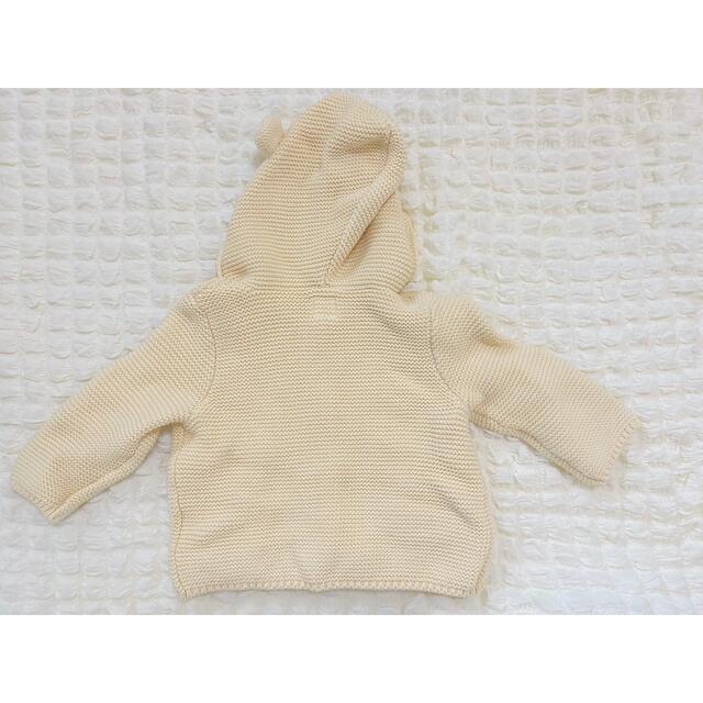 babyGAP(ベビーギャップ)の★美品★ GAP くま耳 カーディガン キッズ/ベビー/マタニティのベビー服(~85cm)(ニット/セーター)の商品写真