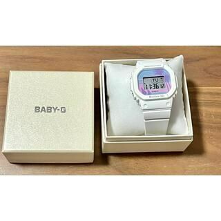 カシオ(CASIO)の[カシオ]腕時計BABY-GBGD-560BC-7JFレディースホワイト(腕時計)