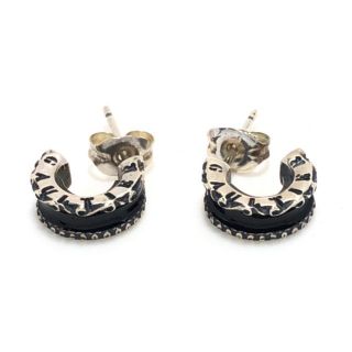 Jean-Paul GAULTIER - ゴルチエ ピアス - シルバー 黒 フープの通販 by Jean-Paul GAULTIER - ゴルチエ ピアス - シルバー 黒 フープの通販 by