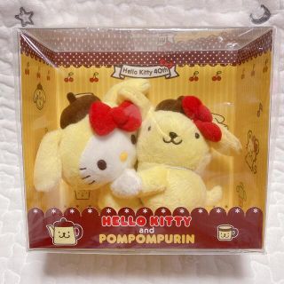 ポムポムプリン(ポムポムプリン)のハローキティ40th　ポムポムプリン　ぬいぐるみ　激レア(ぬいぐるみ)