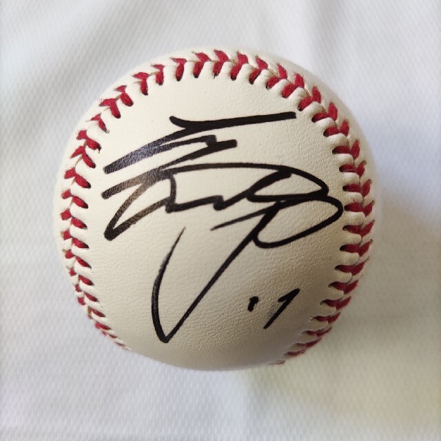 メジャー！MLB 大谷翔平選手直筆サイン色紙、ボールセット
