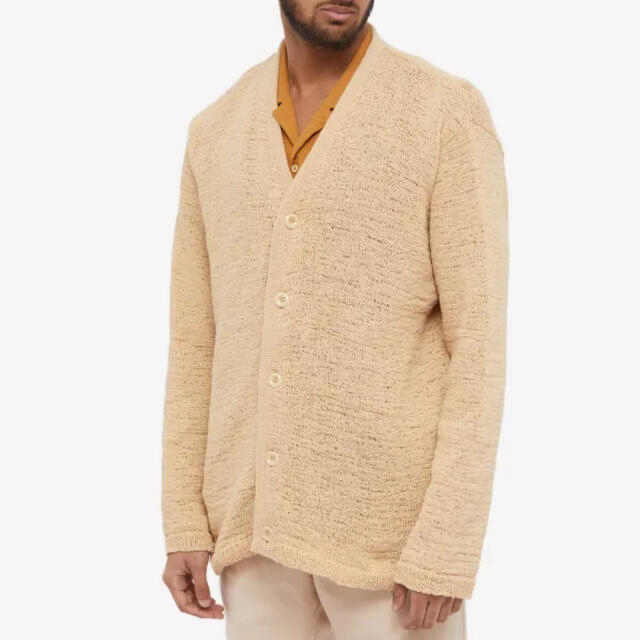 Maison Martin Margiela(マルタンマルジェラ)の新品OUR LEGACY KNIT CARDIGAN BEIGE サイズ48 メンズのトップス(カーディガン)の商品写真