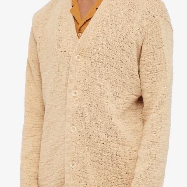 Maison Martin Margiela(マルタンマルジェラ)の新品OUR LEGACY KNIT CARDIGAN BEIGE サイズ48 メンズのトップス(カーディガン)の商品写真