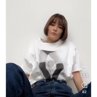 最終値下げ　梨花　愛用　トレゾア　Tシャツ　L フォトTシャツ(Tシャツ(半袖/袖なし))