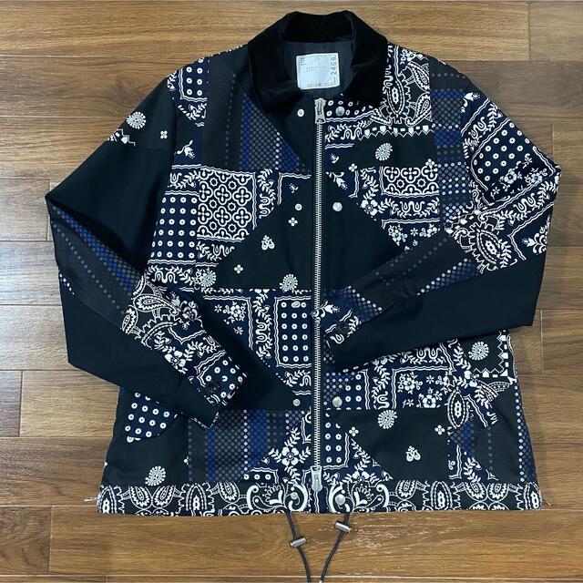 新作揃え sacai - sacai Archive Print Mix Blouson サイズ2 ブルゾン