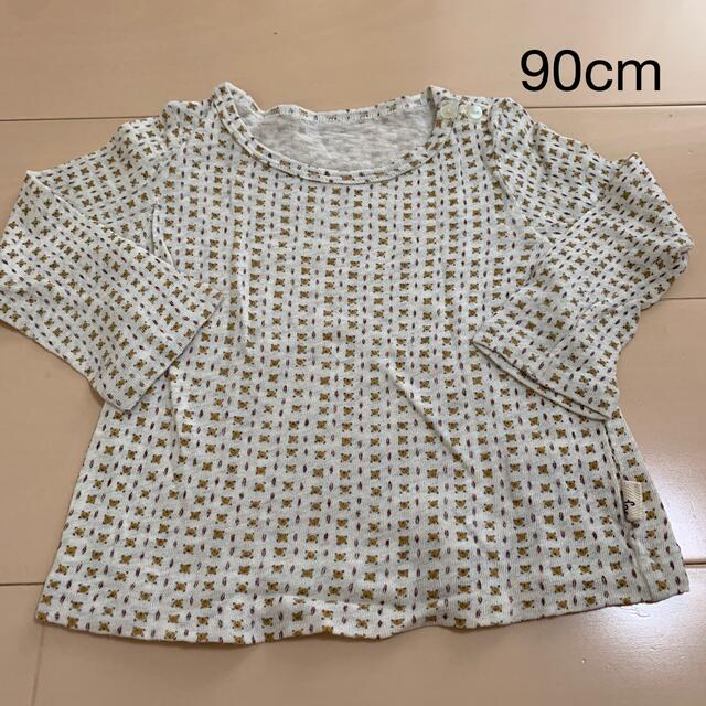 キムラタン(キムラタン)のfas キムラタン　長袖　カットソー　90 女の子 キッズ/ベビー/マタニティのキッズ服女の子用(90cm~)(Tシャツ/カットソー)の商品写真