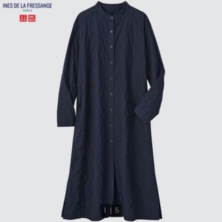 ユニクロ(UNIQLO)の新品 UNIQLO イネス キルティングコート S ワンピース 完売(ロングワンピース/マキシワンピース)