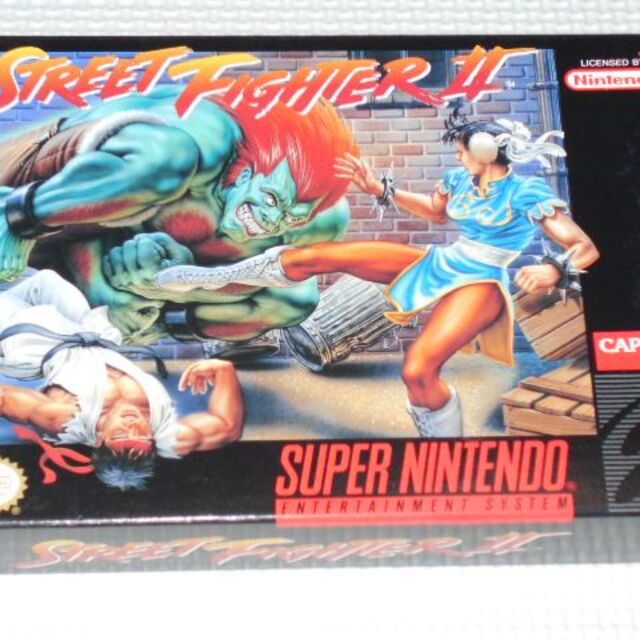 SFC★STREET FIGHTER 2 SNES 海外版 端子清掃済ゲームソフト/ゲーム機本体