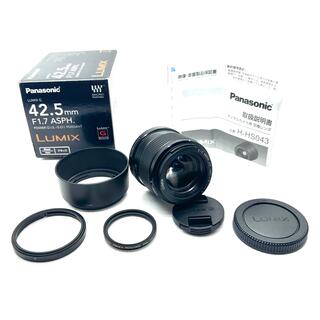 パナソニック(Panasonic)のパナソニックLUMIX G 42.5mm/F1.7 ASPH ブラック(その他)