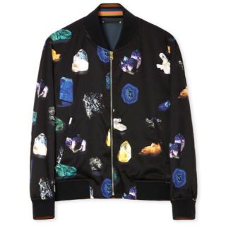 までの 美品 PSポールスミス ナイロン フライトジャケット 黒 vkjeO