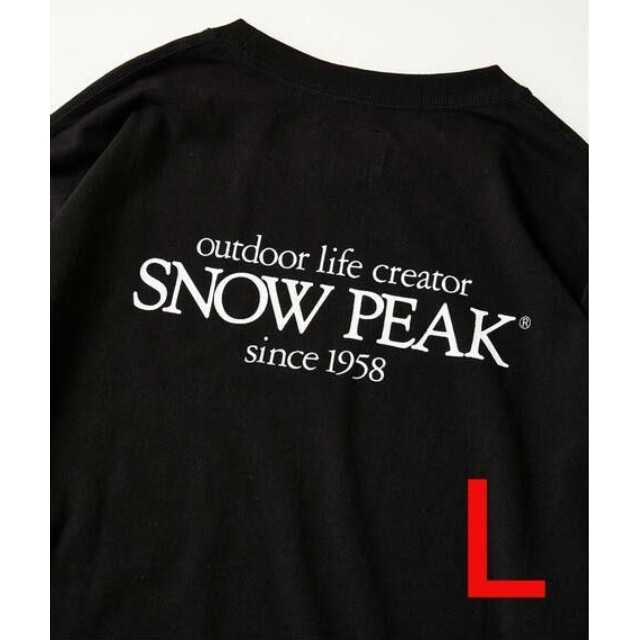 Snow Peak(スノーピーク)の★【新品未開封】SNOW PEAK／Classic ロゴプリントロングスリーブT メンズのトップス(Tシャツ/カットソー(七分/長袖))の商品写真