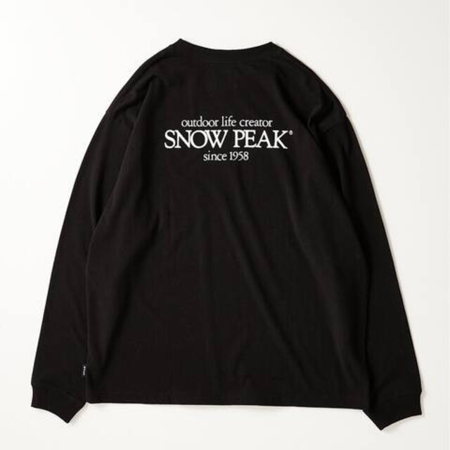 Snow Peak(スノーピーク)の★【新品未開封】SNOW PEAK／Classic ロゴプリントロングスリーブT メンズのトップス(Tシャツ/カットソー(七分/長袖))の商品写真