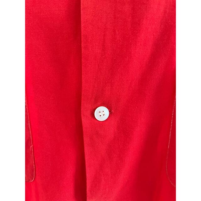 Maison Martin Margiela(マルタンマルジェラ)の‼️セール‼️vintageレーヨンシャツ　赤　開襟シャツ　50's メンズのトップス(シャツ)の商品写真