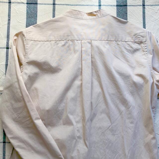 MUJI (無印良品)(ムジルシリョウヒン)のスタンドカラーシャツ　ベージュ レディースのトップス(シャツ/ブラウス(長袖/七分))の商品写真