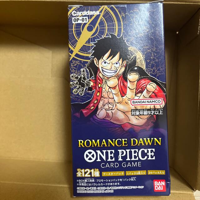 ONE PIECE(ワンピース)のワンピース　romance dawn エンタメ/ホビーのトレーディングカード(Box/デッキ/パック)の商品写真