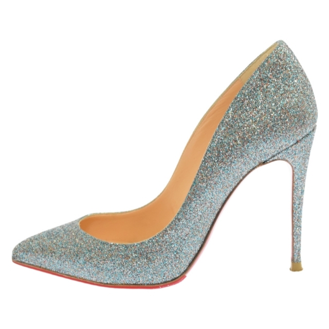 CHRISTIAN LOUBOUTIN クリスチャンルブタン PIGALLE FOLLIES 100 GLITTER MINI ピガール グリッター ハイヒール パンプス マルチカラー15センチヒール